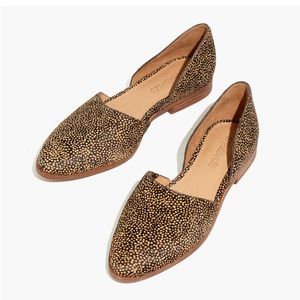 Madewell Calfskin D’orsay flats in size 7.5